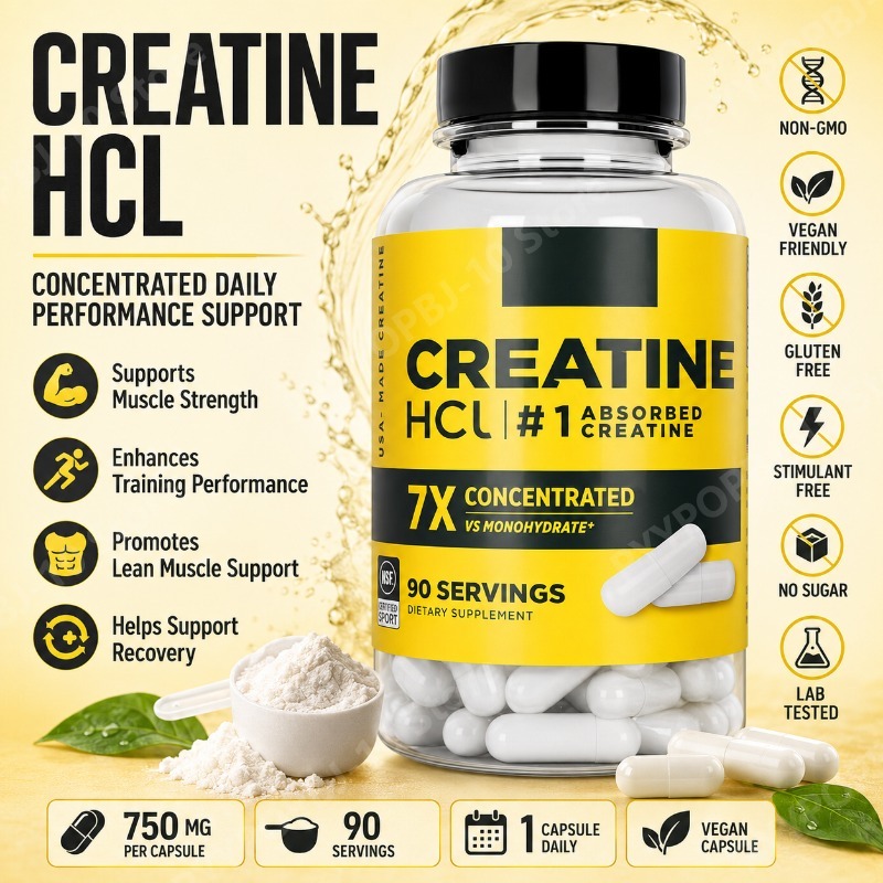 Creatine HCl 750mg 90 Capsules - огляд і ціна Creatine Hcl Capsule