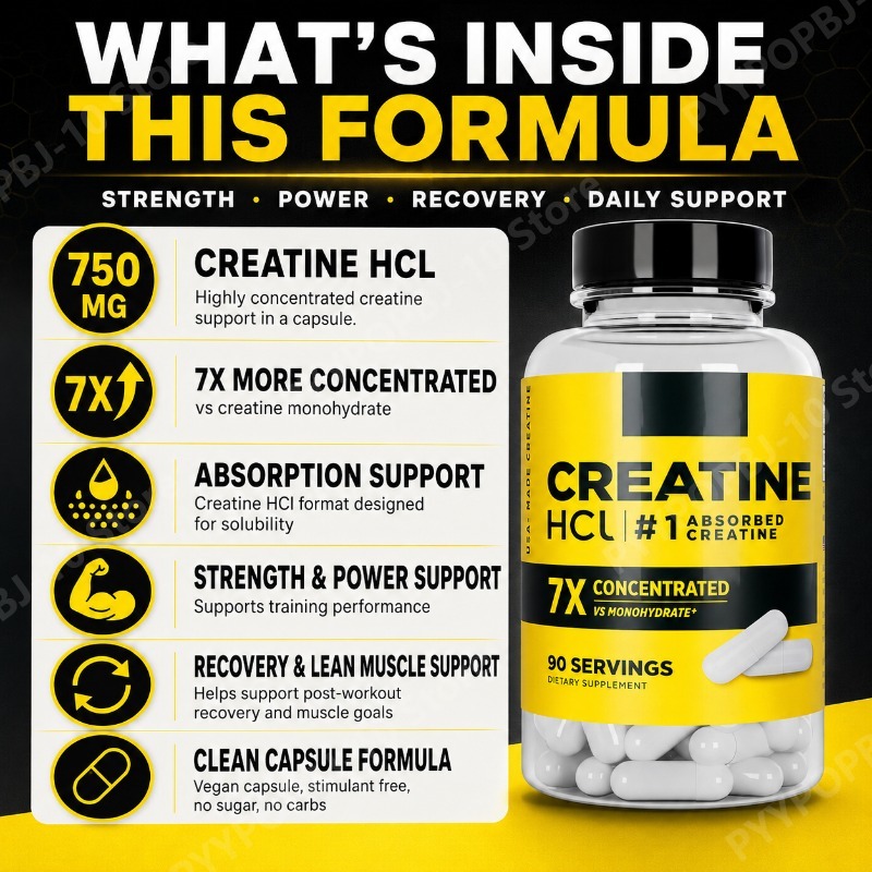 Creatine HCl 750mg 90 Capsules - огляд і ціна Creatine Hcl Capsule
