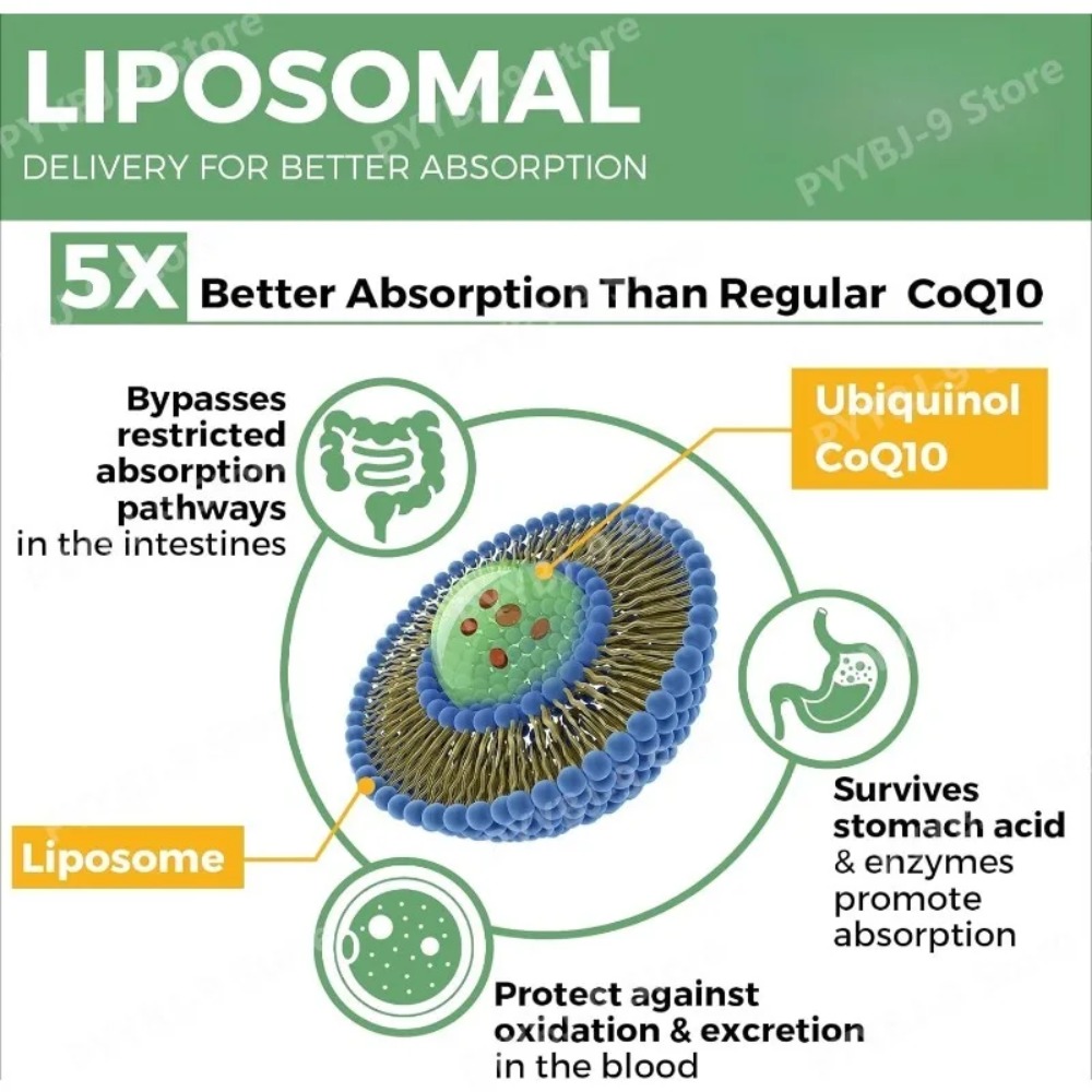 CoQ10 Ubiquinol 1000mg Vegan S - огляд і ціна Coq10 Ubiquinol Softgel