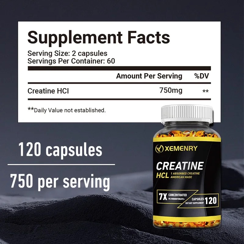 Creatine HCl - Muscle,Cognitiv - огляд і ціна Creatine Hcl Capsule