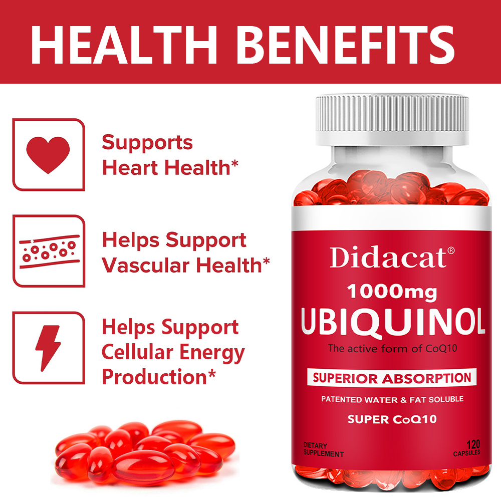Ubiquinol CoQ10 1000mg Softgel - огляд і ціна Coq10 Ubiquinol Softgel