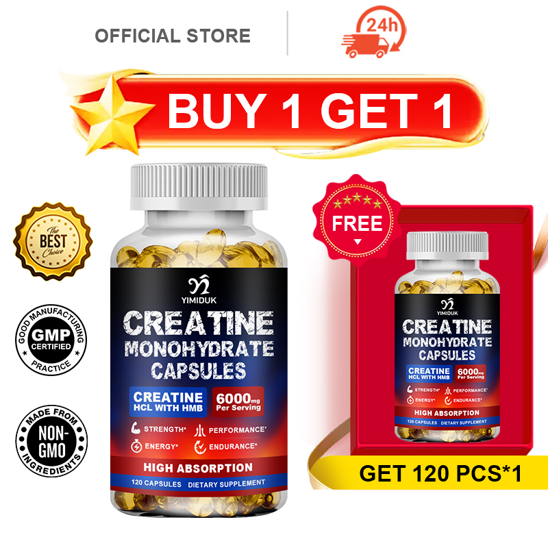 3-in-1 Creatine Monohydrate HC - огляд і ціна Creatine Hcl Capsule